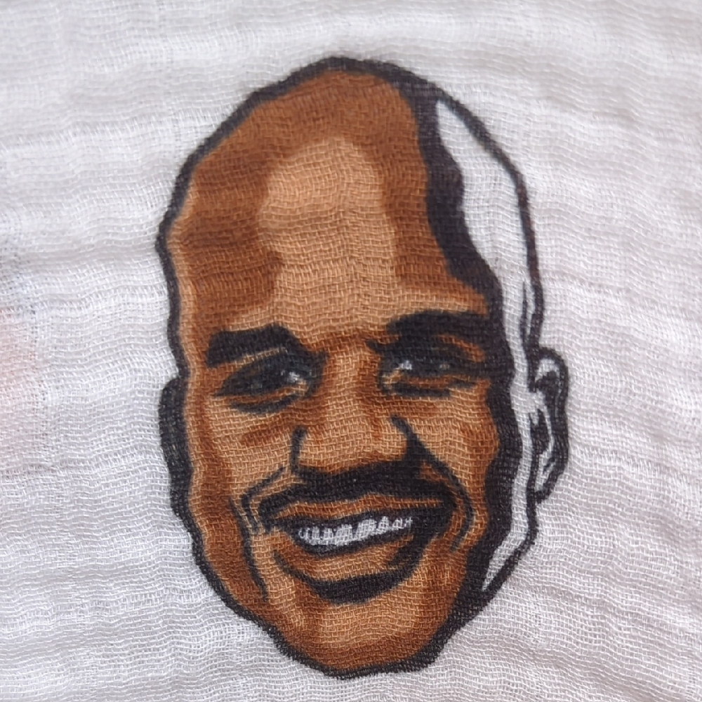 Little Homie Baby Ball Before You Crawl Basketball Muslin Swaddle Blanket Cotton - Picture 8 of 16